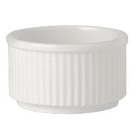 Simplicity White Ramekin 7.4cm 11.5cl Ceramic Serving Bowl Tableware Pack of 36