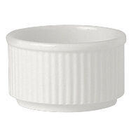 Simplicity White Ramekin 8.4cm 16cl Ceramic Serving Bowl Tableware Pack of 36