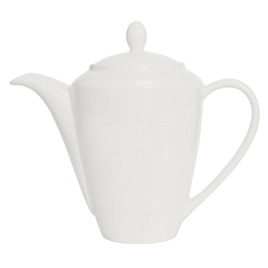 Simplicity White Harmony Coffeepot 60cl (21oz) L3 Ceramic Coffeepot Pack of 6