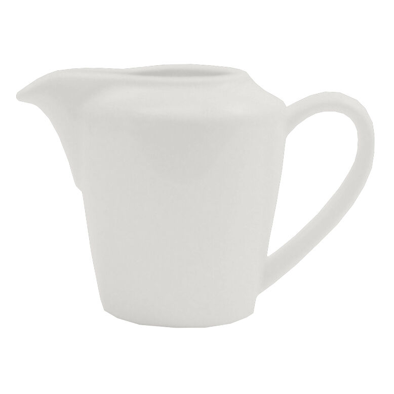 Simplicity White Harmony Jug Ceramic Tableware Home 28.5cl (10oz) Pack of 12