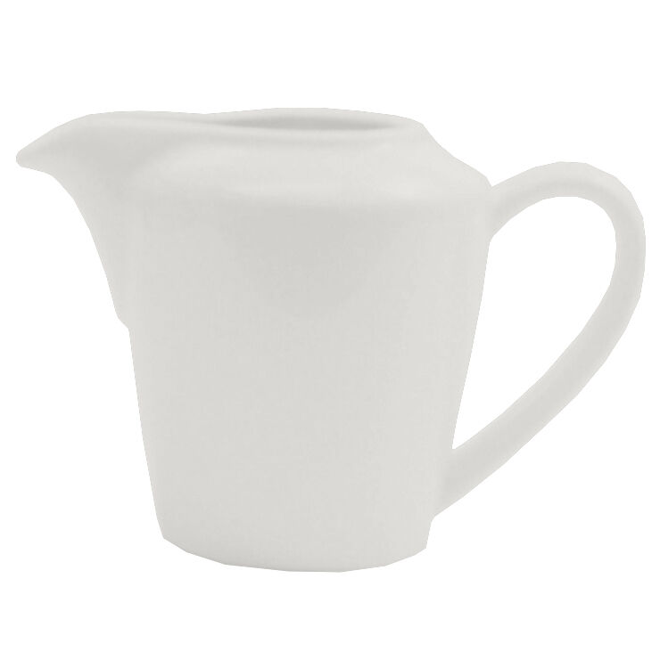 Simplicity White Harmony Jug Ceramic Tableware Home 14.25cl (5oz) Pack of 12