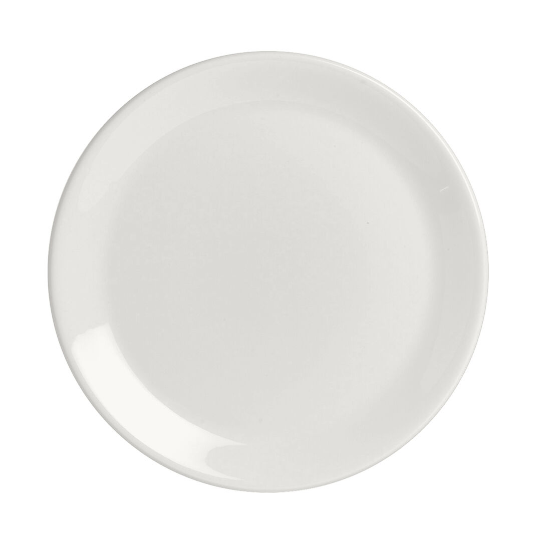 Taste White Coupe Plate 28cm (11"") Ceramic Serving Plate Tableware Pack of 12