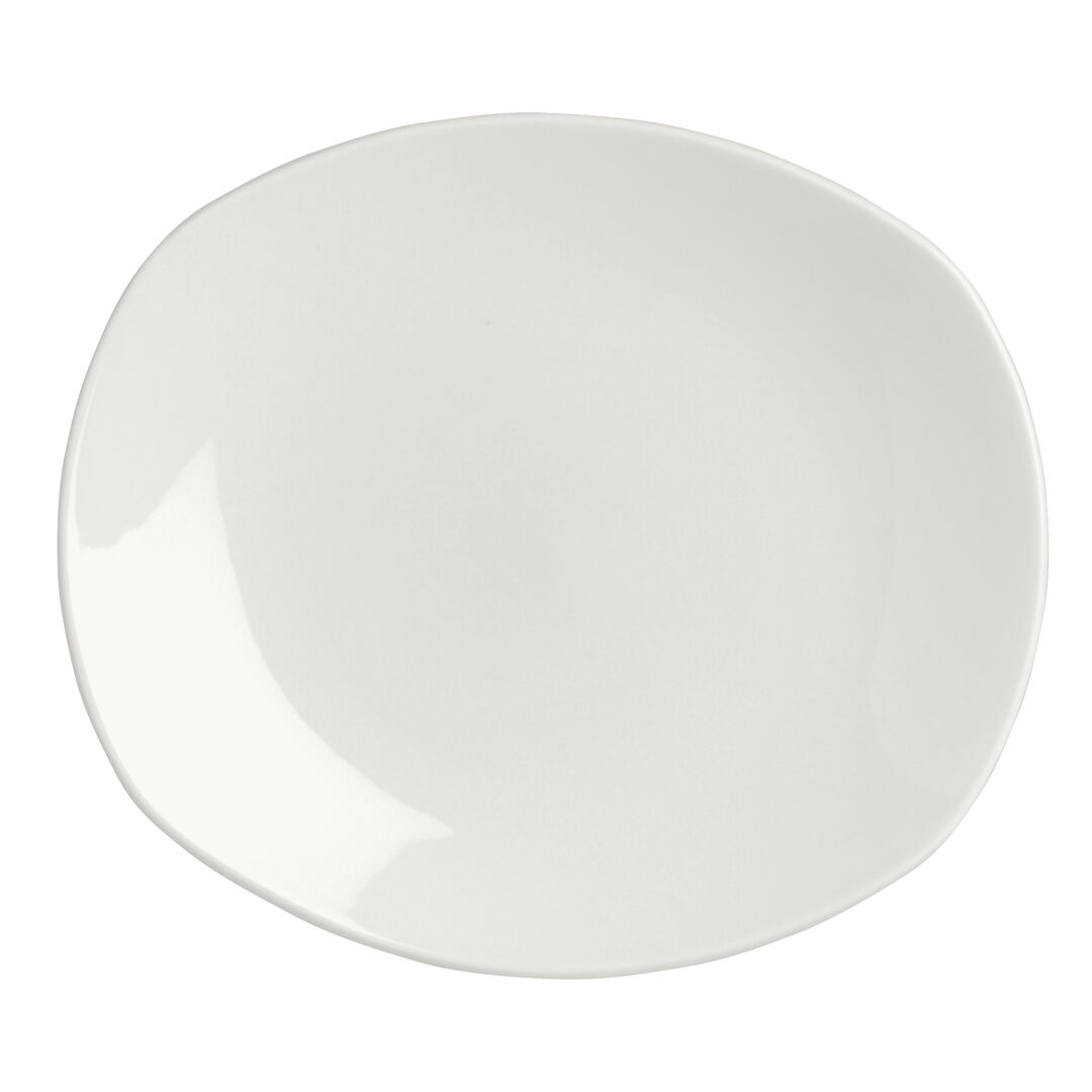 Taste White Spice Plate 30.5cm (12"") Ceramic Serving Plate Tableware Pack of 12