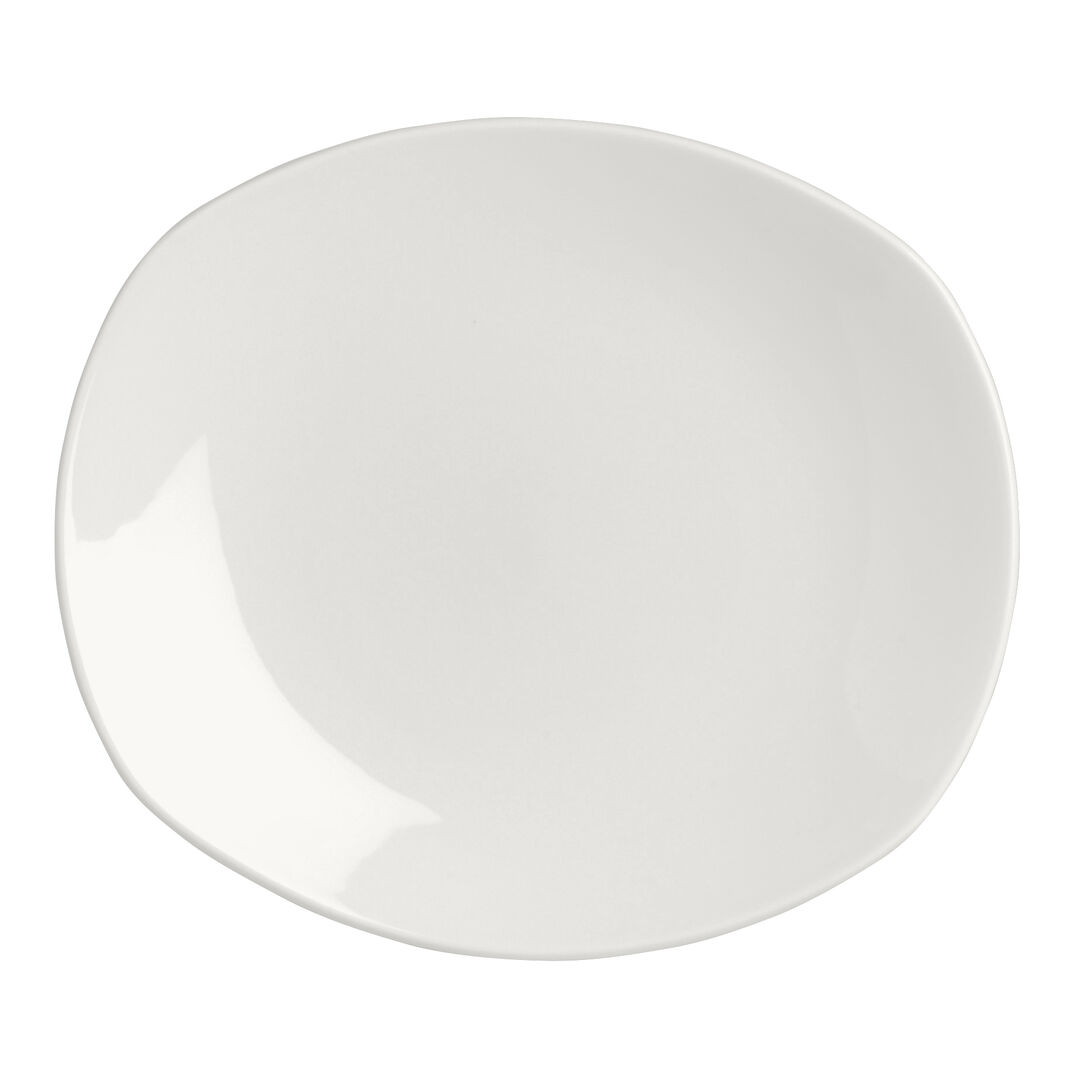 Taste White Spice Plate 25.5cm (10"") Ceramic Serving Plate Tableware Pack Of 24