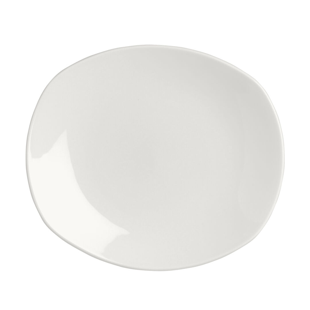 Taste White Spice Plate 20.25cm (8"") Ceramic Serving Plate Tableware Pack Of 24