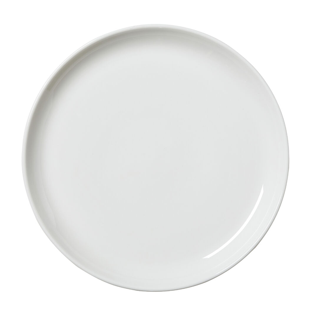 Taste White Nordic Coupe Plate 28cm (11"") Ceramic Plate Tableware Pack of 12
