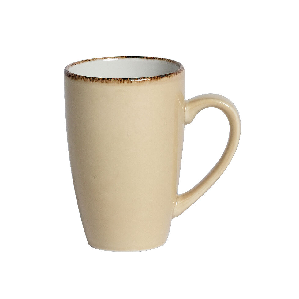 Ceramic Mug Taupe Terramesa Quench Drinks Mug Drinking 28.5cl (10oz) Pack Of 24