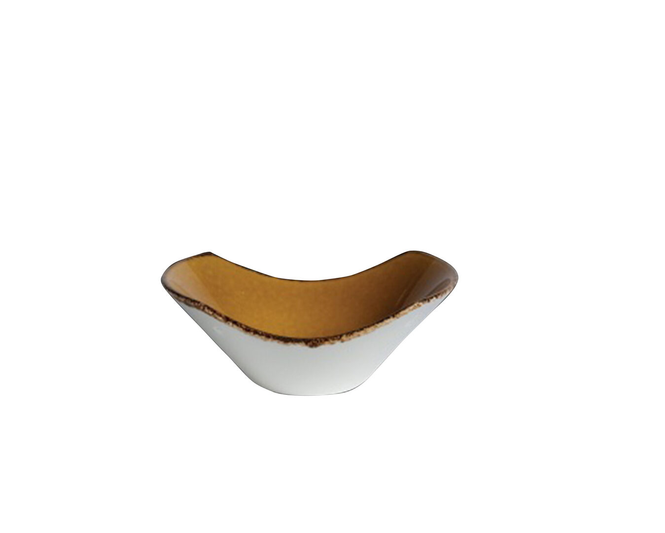Terramesa Mustard Scoop Bowl 16.5cm 26.75cl Ceramic Bowl Tableware Pack of 12