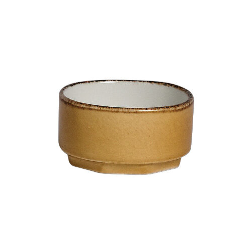 Terramesa Mustard Taster Dipper 6.5 cm Dipper Ceramic Tableware Pack of 12