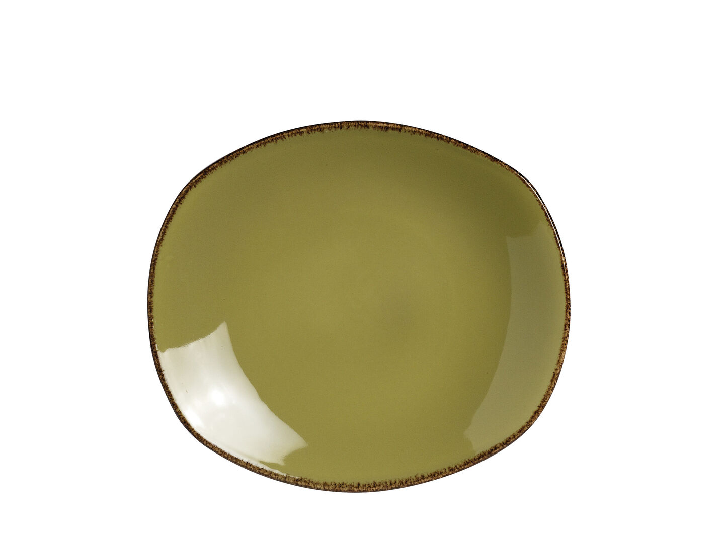 Terramesa Olive Spice Plate 25.5cm (10"") Ceramic Plate Tableware Pack Of 24