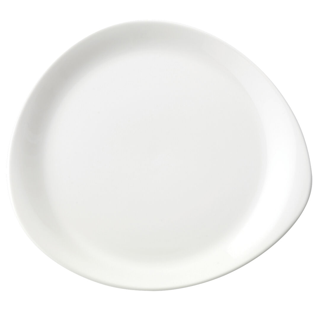 Freestyle Plate 30.5cm (12"") Ceramic Serving Plate Set Tableware Pack of 12