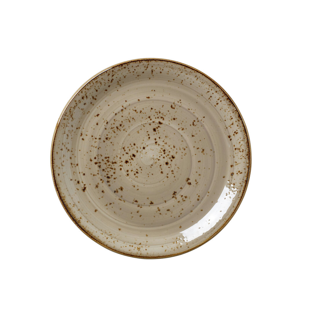 Craft Porcini Coupe Plate Ceramic Serving Plate Home 20.25cm (8"")  Pack of 24