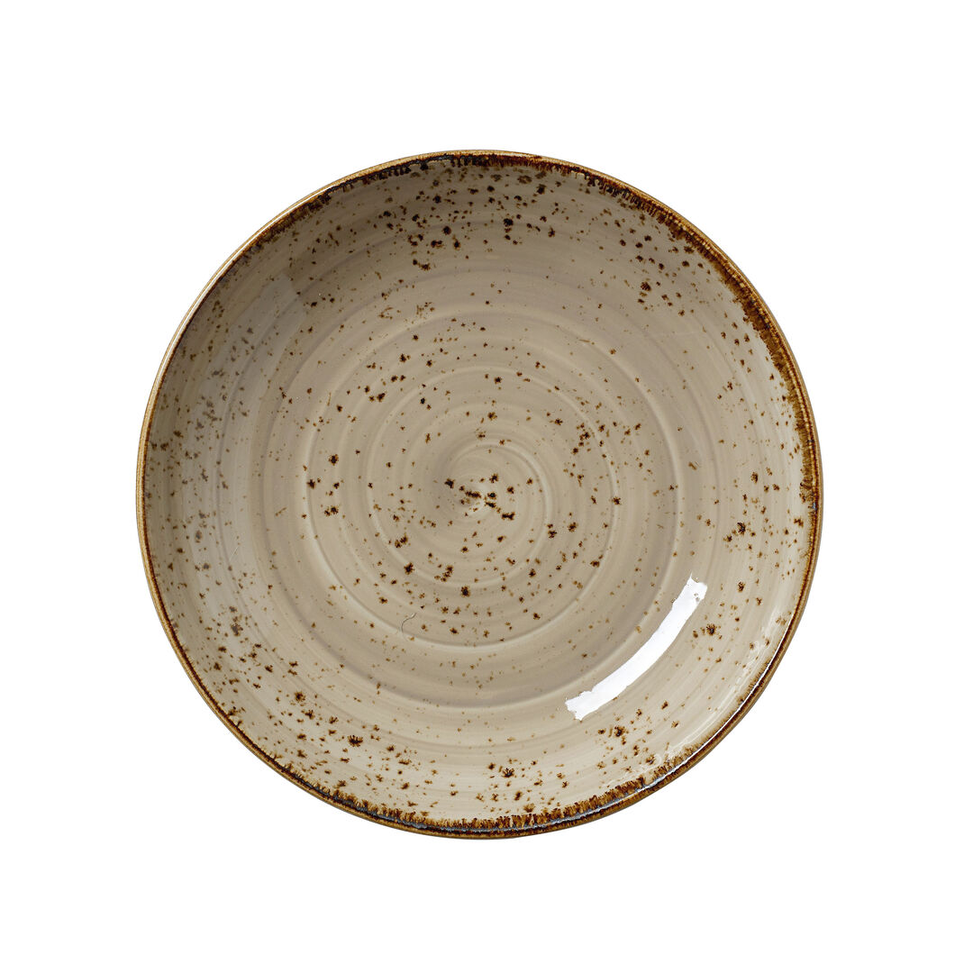 Craft Porcini Coupe Bowl 21.6cm 83.5cl Ceramic Bowl Home Tableware Pack of 24