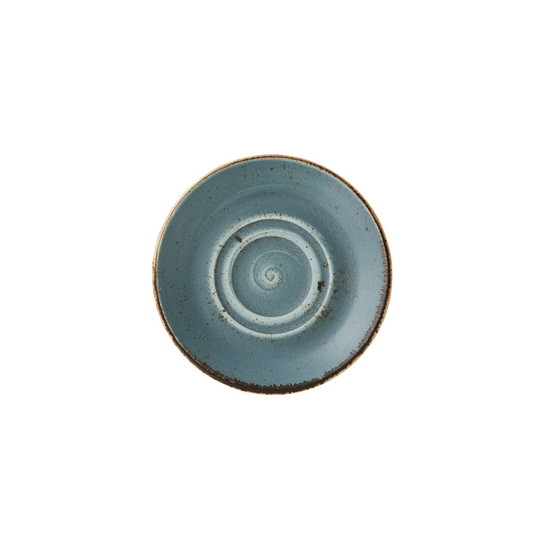 Craft Blue D/W Saucer 14.5cm Ceramic Saucer Plate Set Tableware Pack of 36