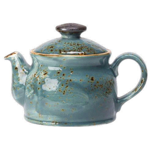 Craft Blue Ceramic Club Teapot Tableware Serving Home 42.5cl (15oz) Pack of 6