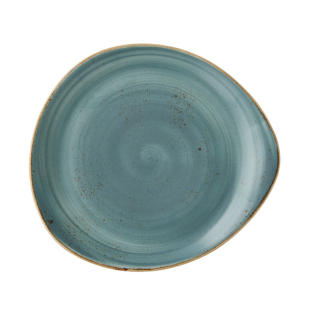 Craft Blue Freestyle Plate 30.5cm (12"") Ceramic Plate Tableware Pack of 12