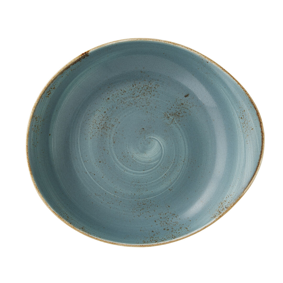 Craft Blue Freestyle Bowl 28cm 87.25cl Ceramic Bowl Set Tableware Pack of 12
