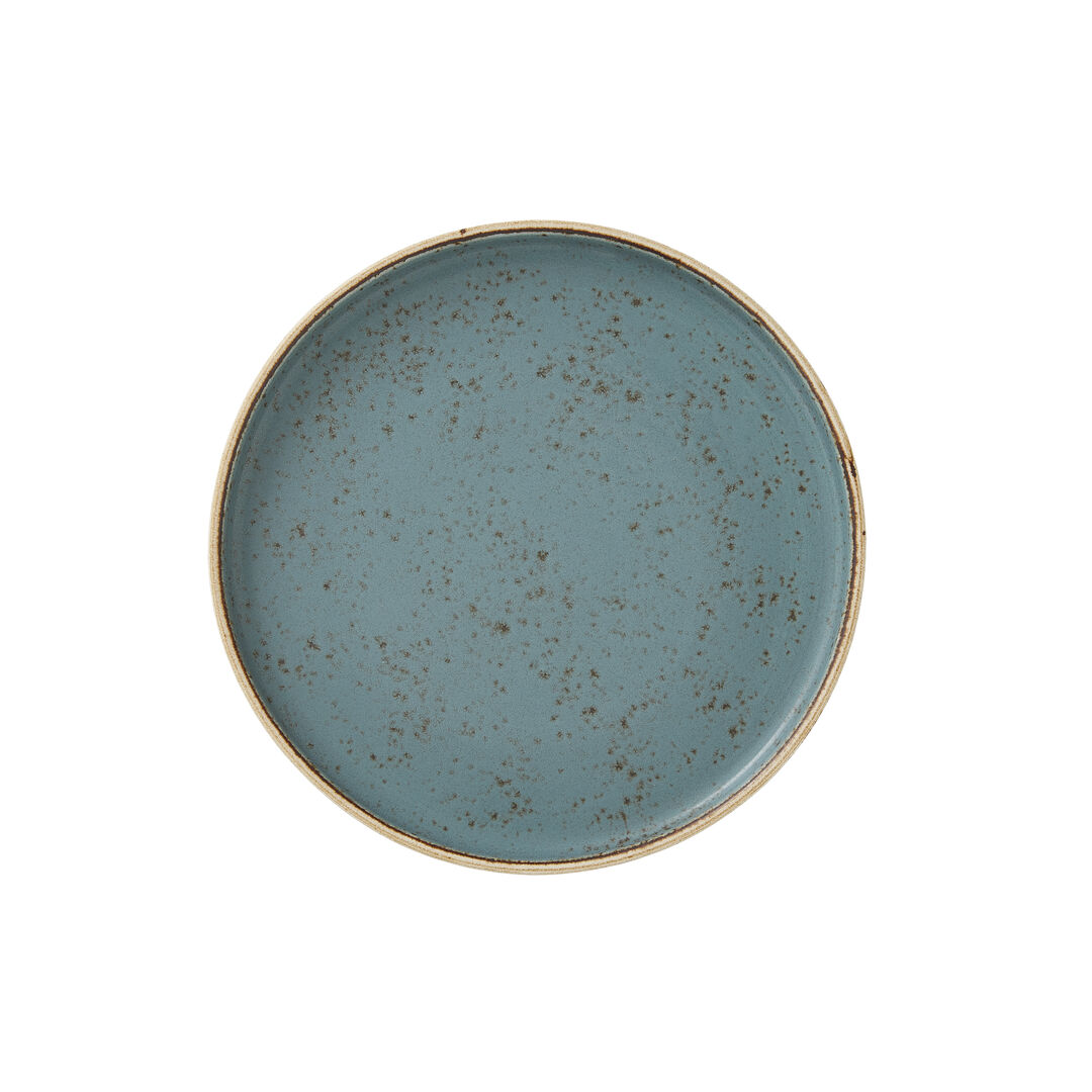 Craft Blue Stack Plate 20.25cm (8"") Ceramic Serving Plate Tableware Pack of 12