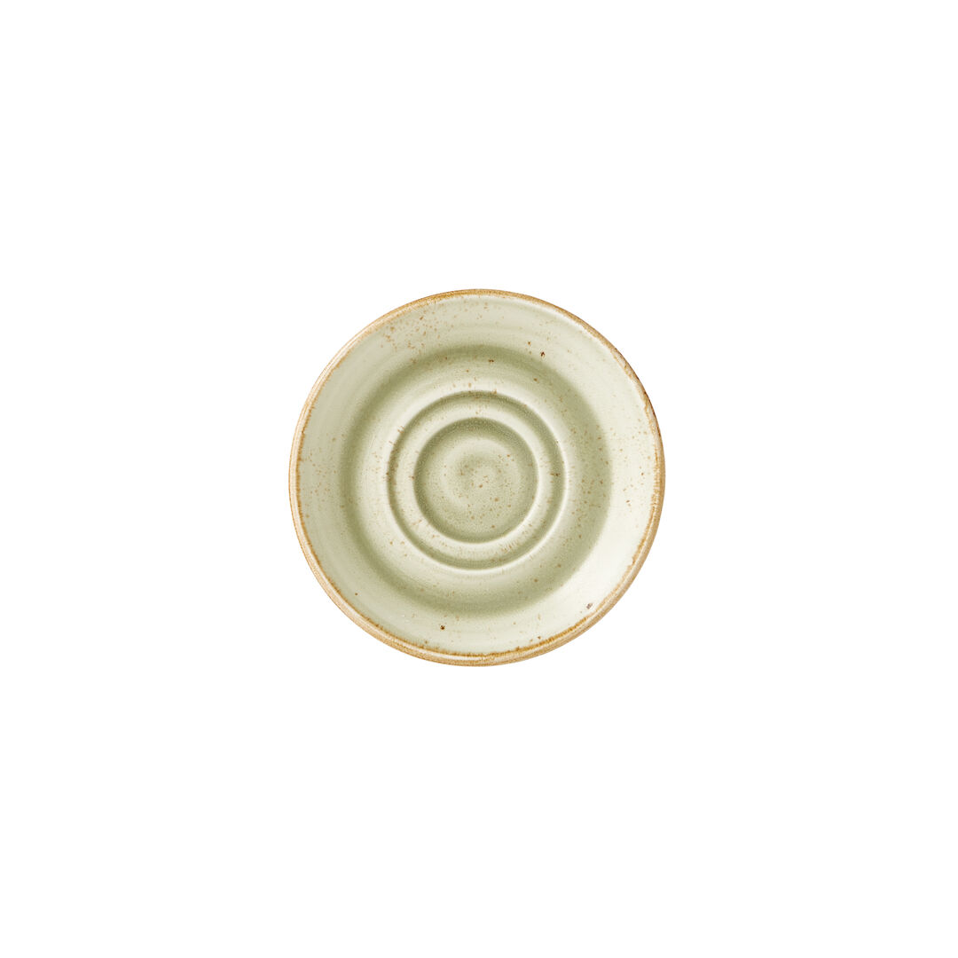 Craft Green D/W Saucer 14.5cm Ceramic Saucer Plate Set Tableware Pack of 36