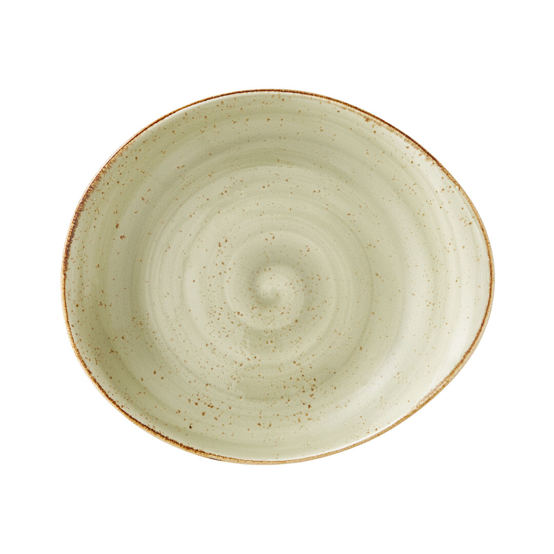 Craft Green Freestyle Bowl 28cm 87.25cl Ceramic Bowl Set Tableware Pack of 12
