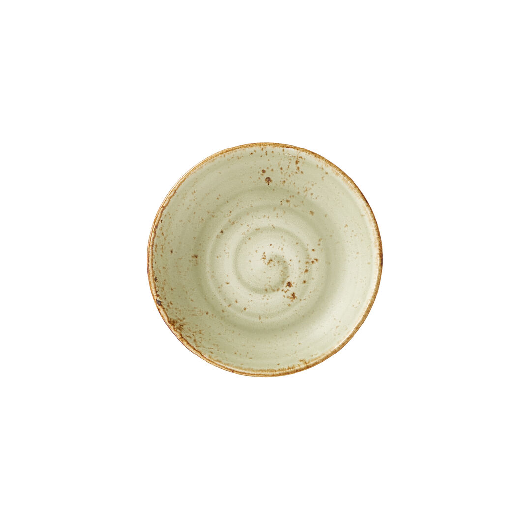Craft Green Coupe Bowl 13cm 16cl Ceramic Bowl Set Home Tableware Pack of 24