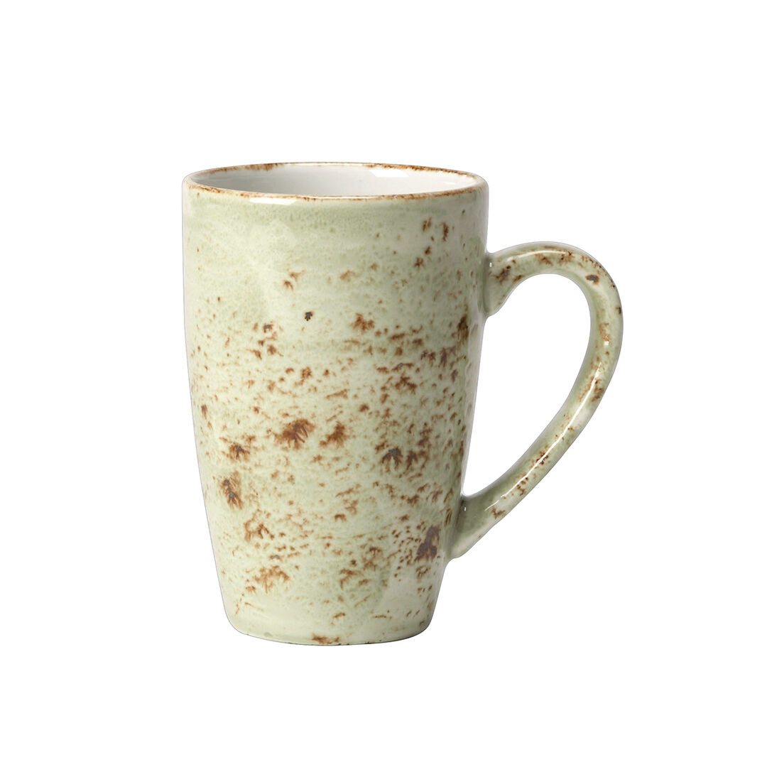 Ceramic Mug Craft Green Quench Mug Tableware Drinking 28.5cl (10oz) Pack Of 24
