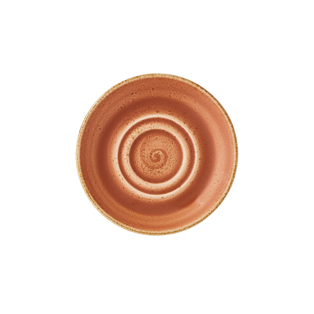 Craft Terracotta D/W Saucer 14.5cm Ceramic Saucer Plate Tableware Pack of 36