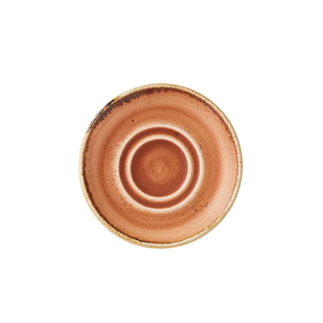 Craft Terracotta D/W Saucer 11.75cm Ceramic Saucer Plate Tableware Pack of 36