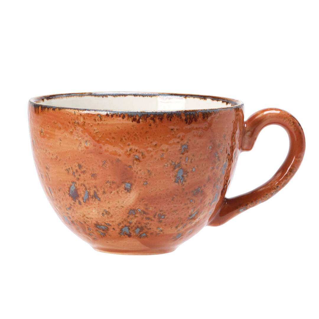 Craft Terracotta Low Cup 22.75cl (8oz) Ceramic Drinking Tableware Pack of 36