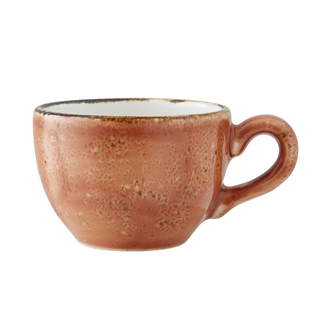 Craft Terracotta Low Cup 8.5cl (3oz) Ceramic Drinking Tableware Pack of 36