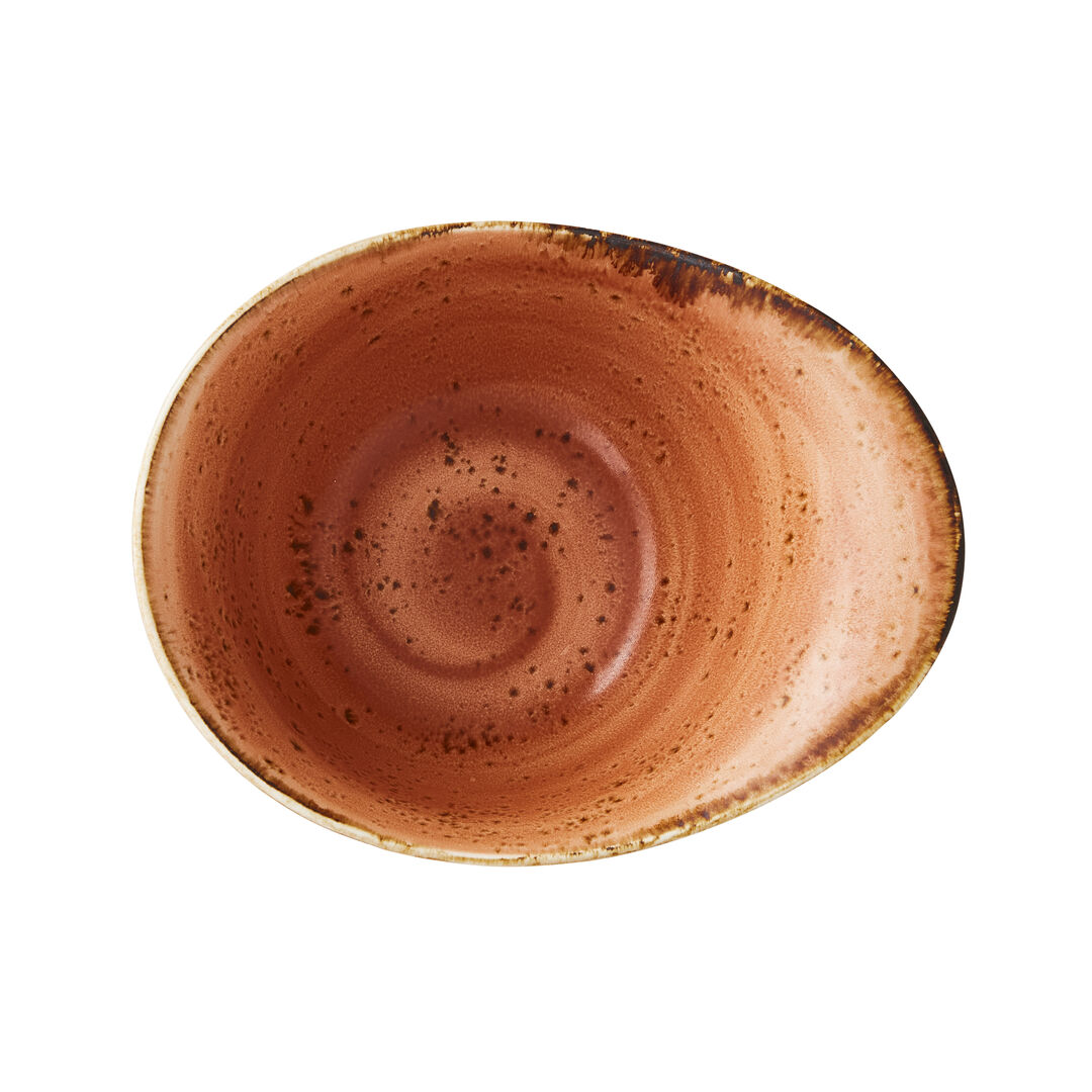 Craft Terracotta Freestyle Bowl 17.8cm 43.5cl Ceramic Bowl Tableware Pack of 12