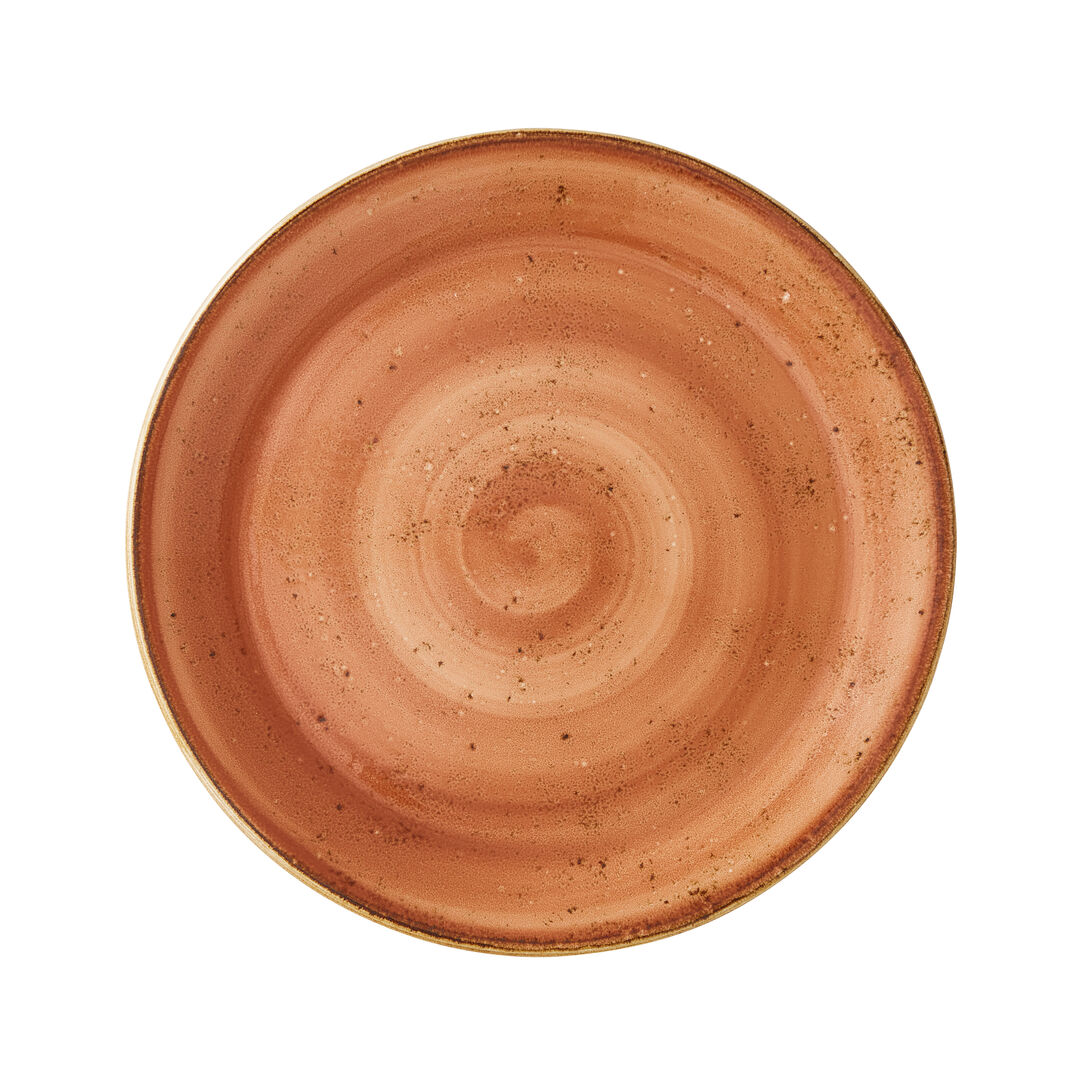 Craft Terracotta Coupe Plate 30cm(11 3/4"") Ceramic Serving Tableware Pack of 12