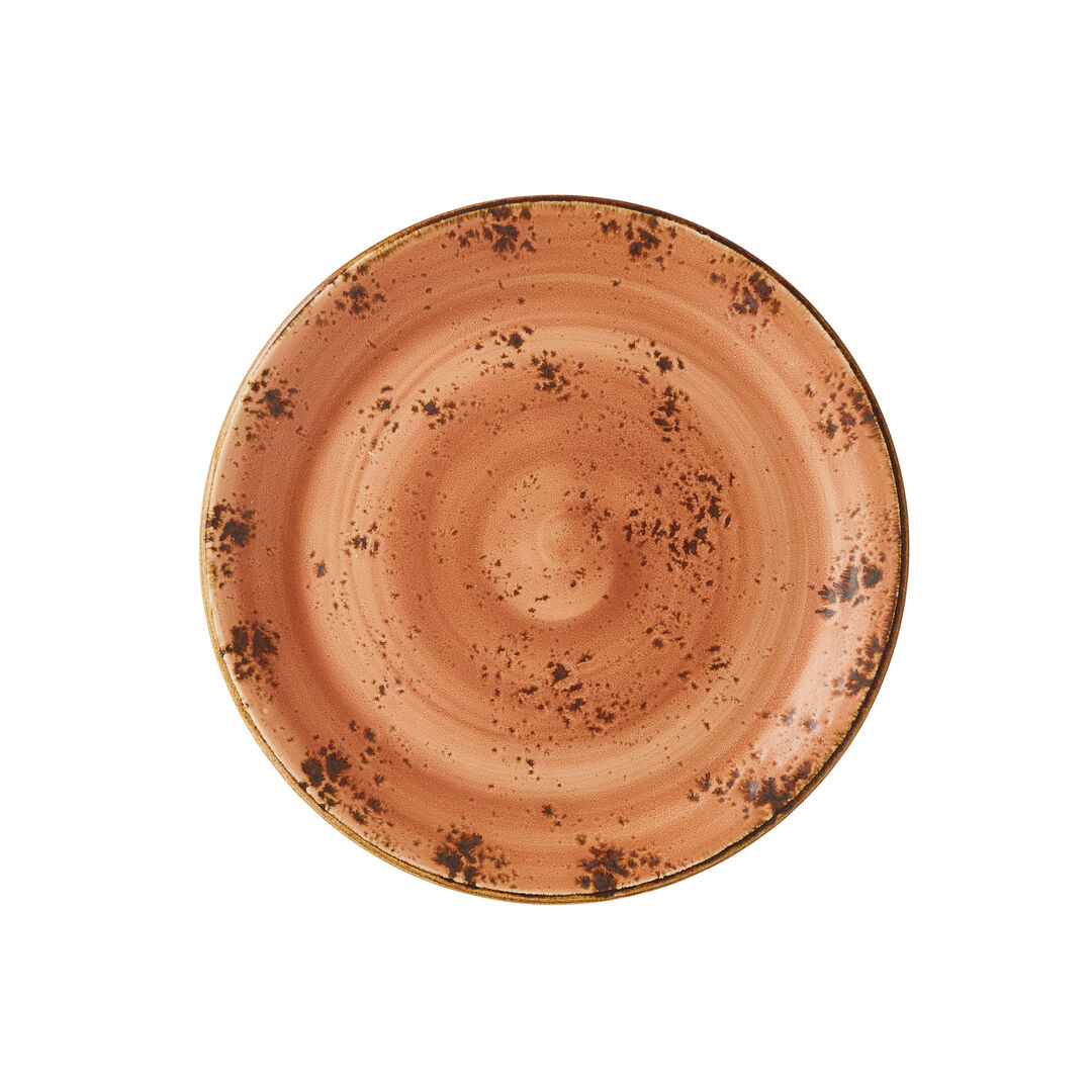 Craft Terracotta Coupe Plate Ceramic Serving Plate 25.25cm (10"")  Pack of 24