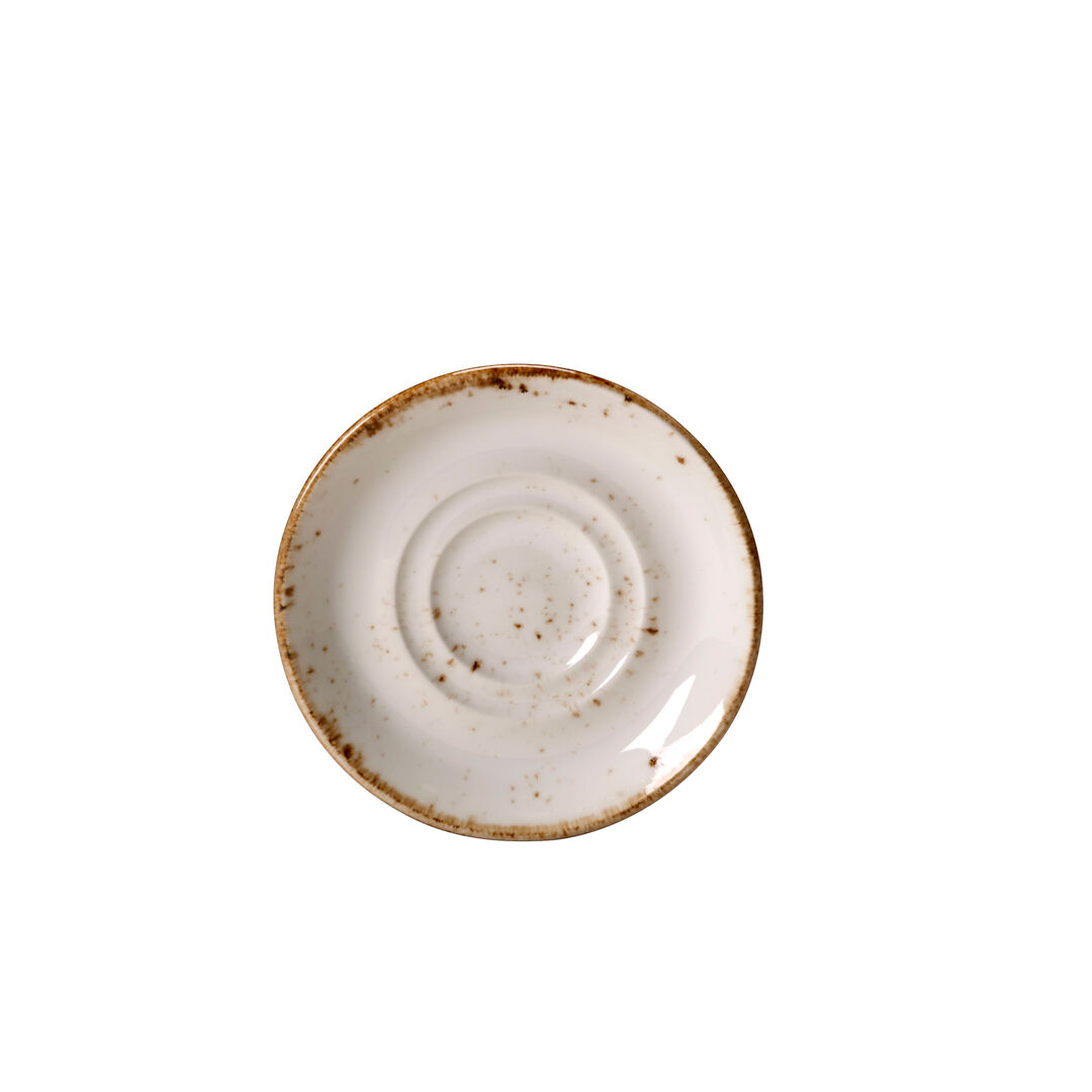 Craft White D/W Saucer 11.75cm Ceramic Saucer Plate Set Tableware Pack of 36