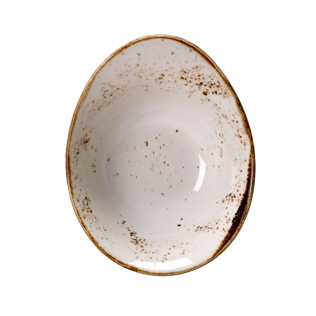 Craft White Freestyle Bowl 17.8cm 43.5cl Ceramic Bowl Set Tableware Pack of 12