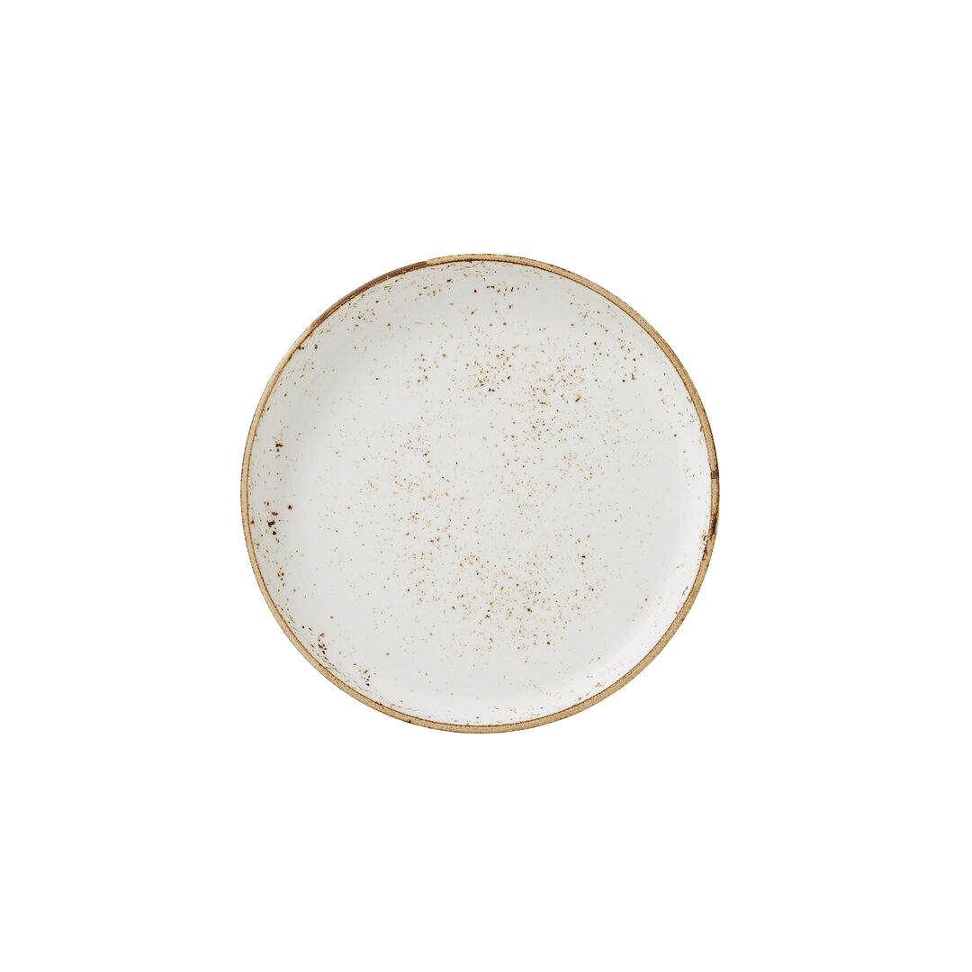 Craft White Stack Plate 16.5cm Ceramic Serving Plate Set Tableware Pack of 12