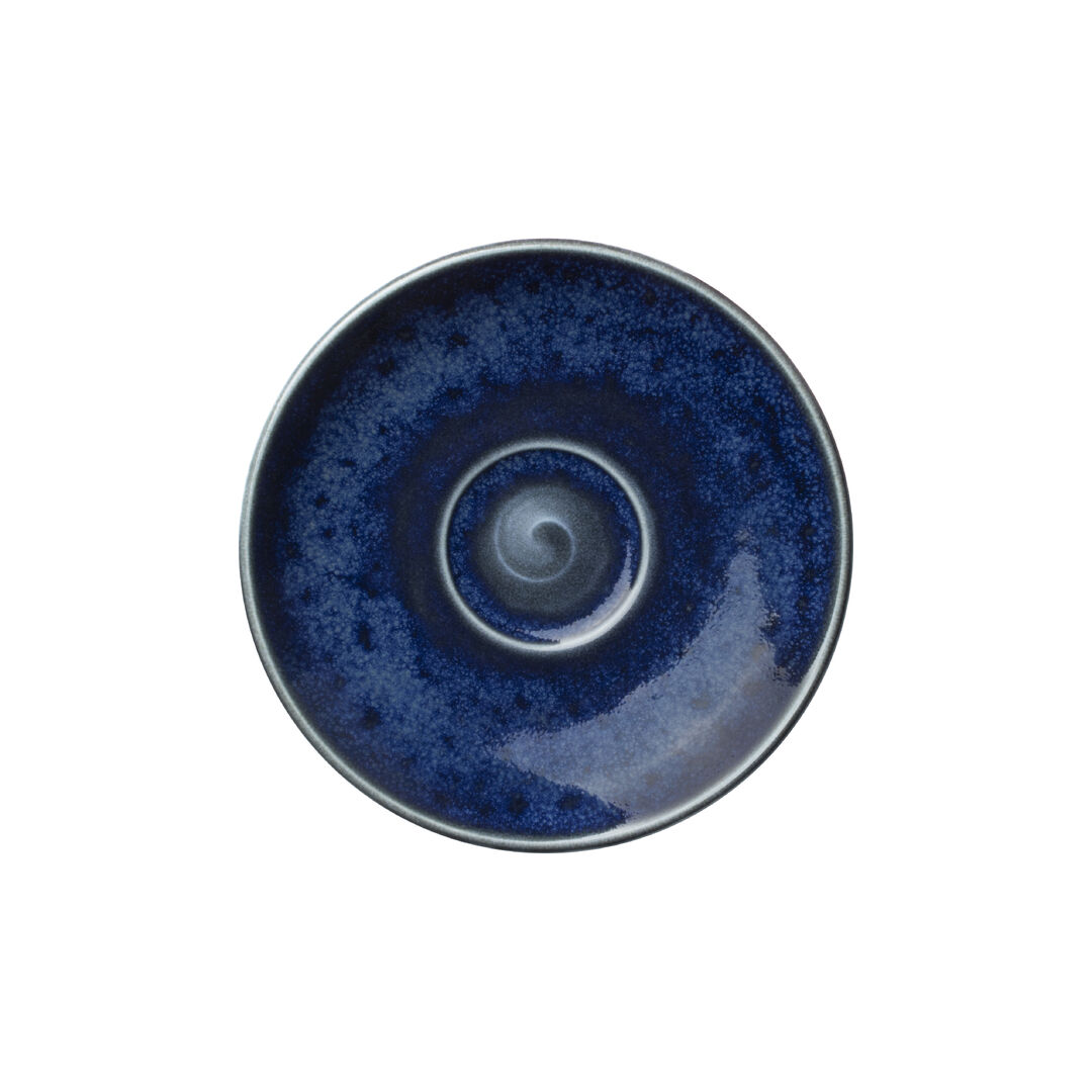 Vesuvius Lapis Liv Saucer 12.5cm Ceramic Saucer Plate Tableware Pack of 12