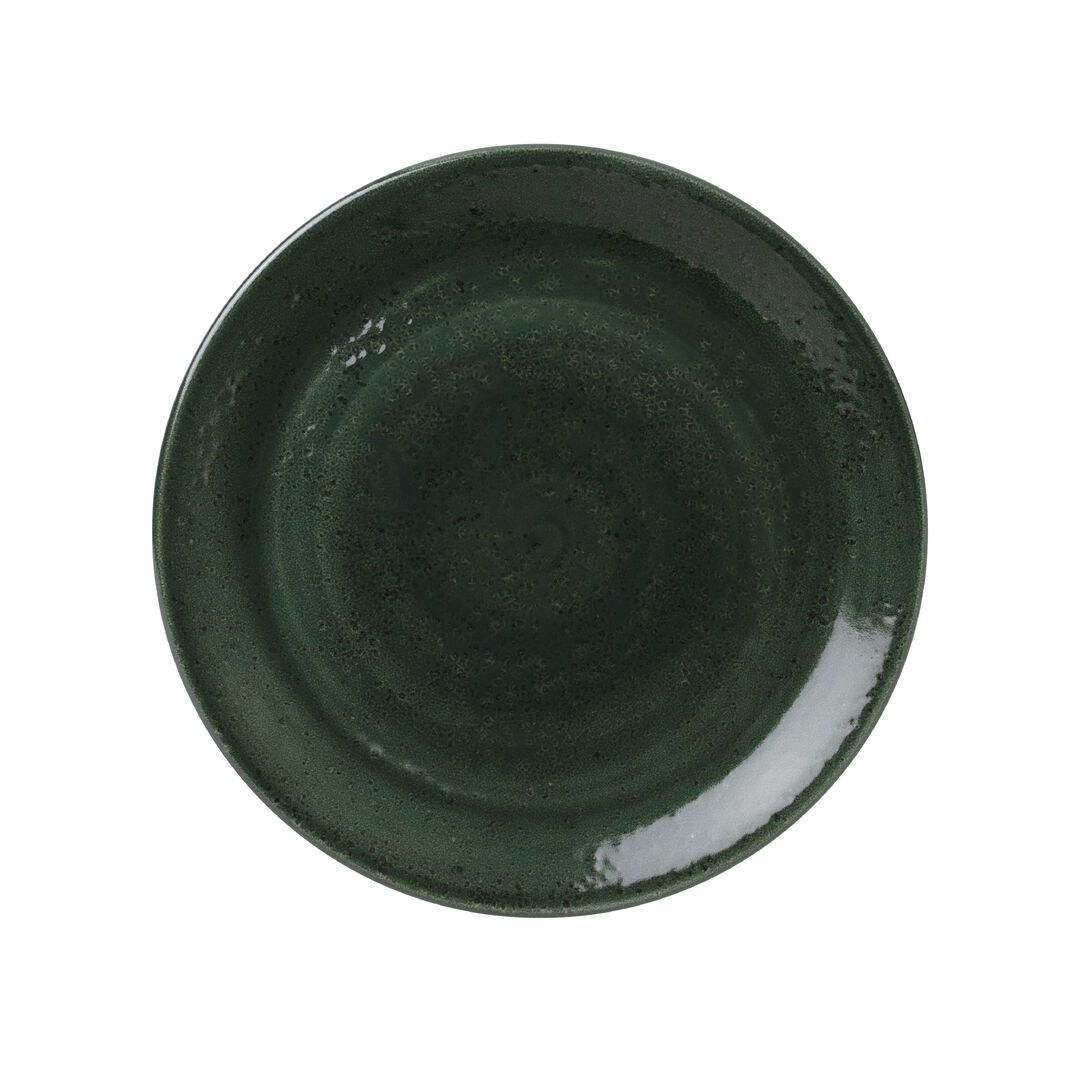 Vesuvius Burnt Emerald Coupe Plate 15.25cm (6"") Ceramic Tableware Pack of 12