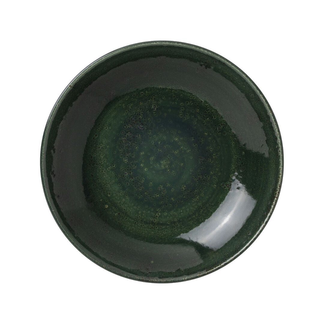 Vesuvius Burnt Emerald Coupe Bowl 21.6cm 83.5cl  Ceramic Tableware Pack of 12