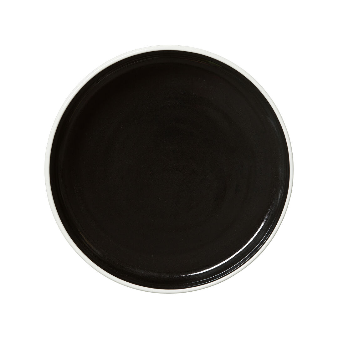 Nyx Round Stacking Tray 20.25cm (8"") Ceramic Serving Tray Tableware Pack of 12