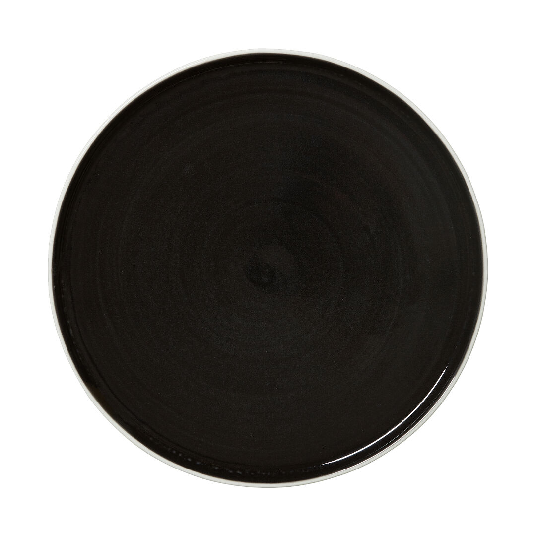 Nyx Stack Plate 25.5cm (10"") Ceramic Serving Plate Set Tableware Pack of 12