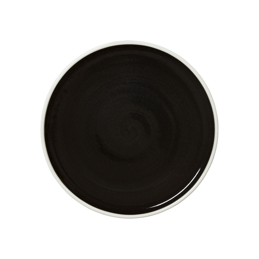 Nyx Stack Plate 20.25cm (8"") Ceramic Serving Plate Set Tableware Pack of 12
