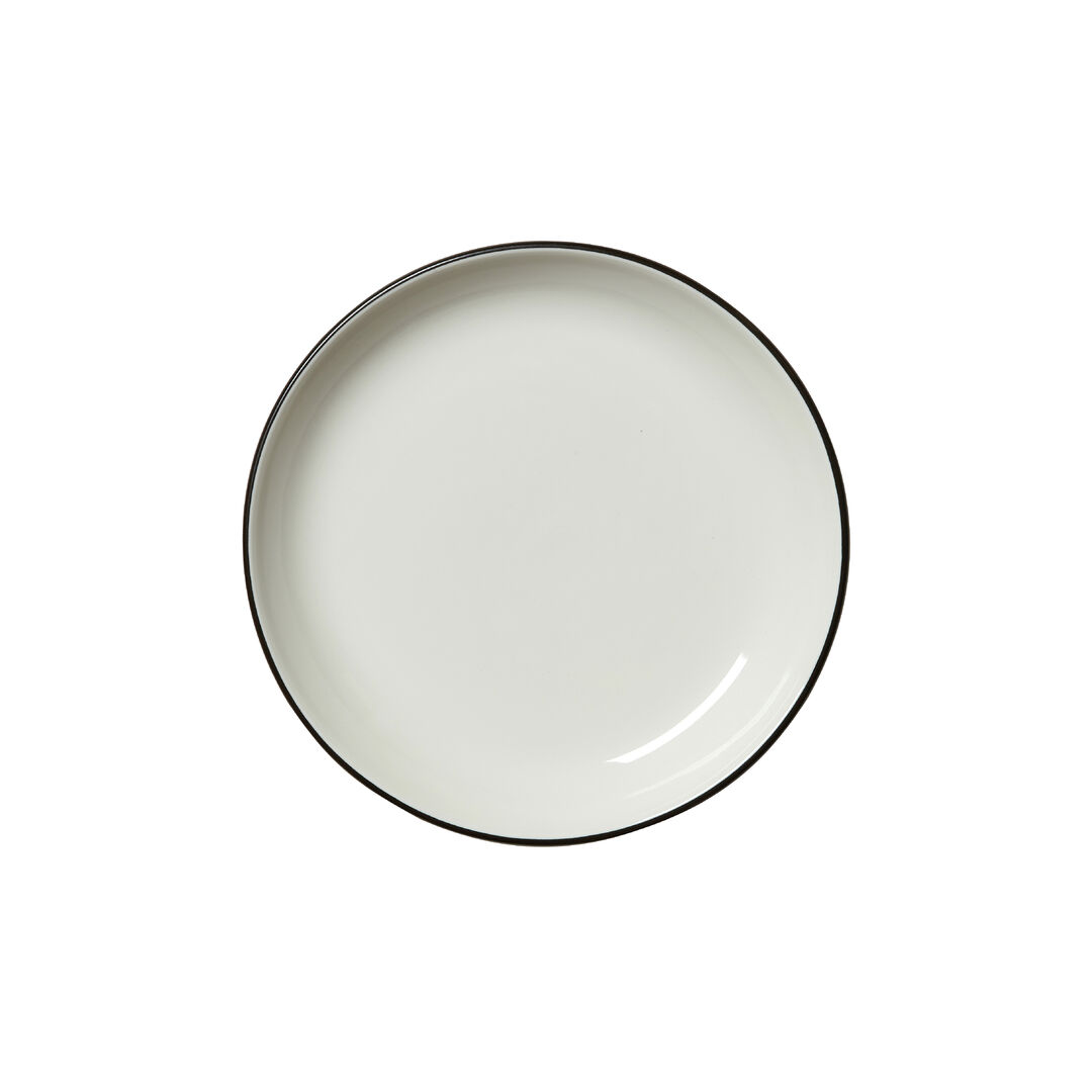 Asteria Nordic Coupe Plate 16.5cm (6 1/2"") Ceramic Plate Tableware Pack of 12