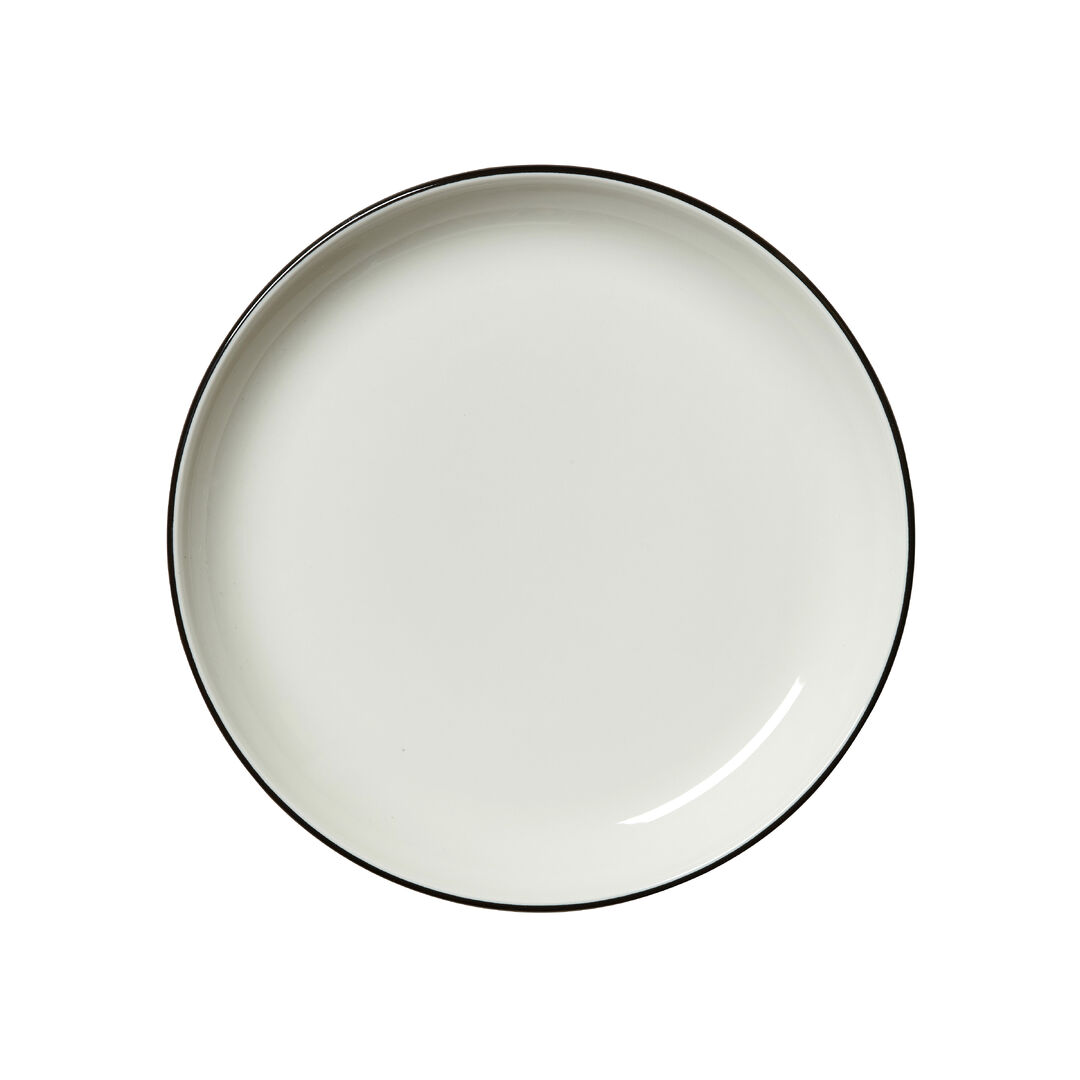 Asteria Nordic Coupe Plate 20.25cm (8"") Ceramic Plate Tableware Pack of 12