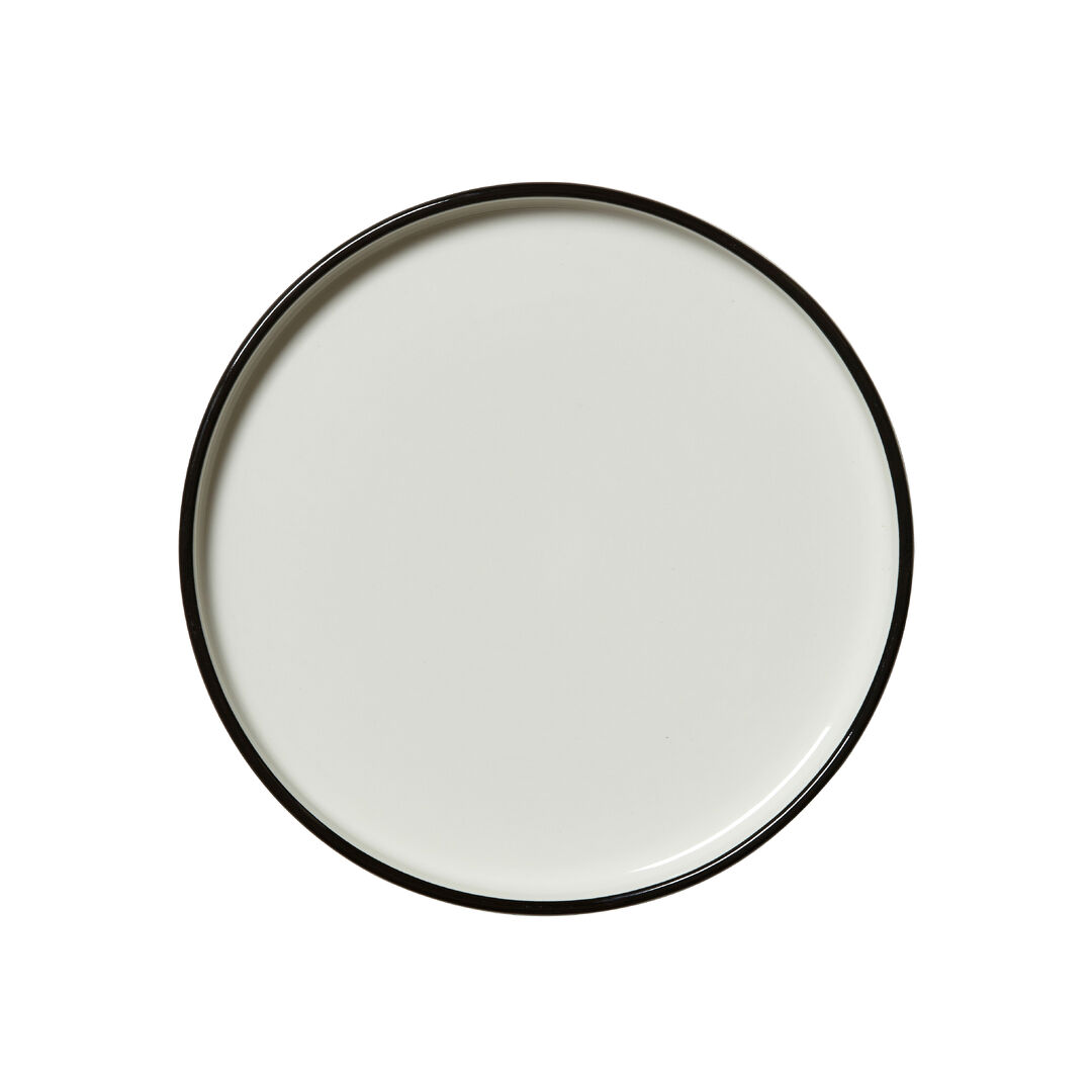 Asteria Stack Plate 20.25cm (8"") Ceramic Serving Plate Set Tableware Pack of 12