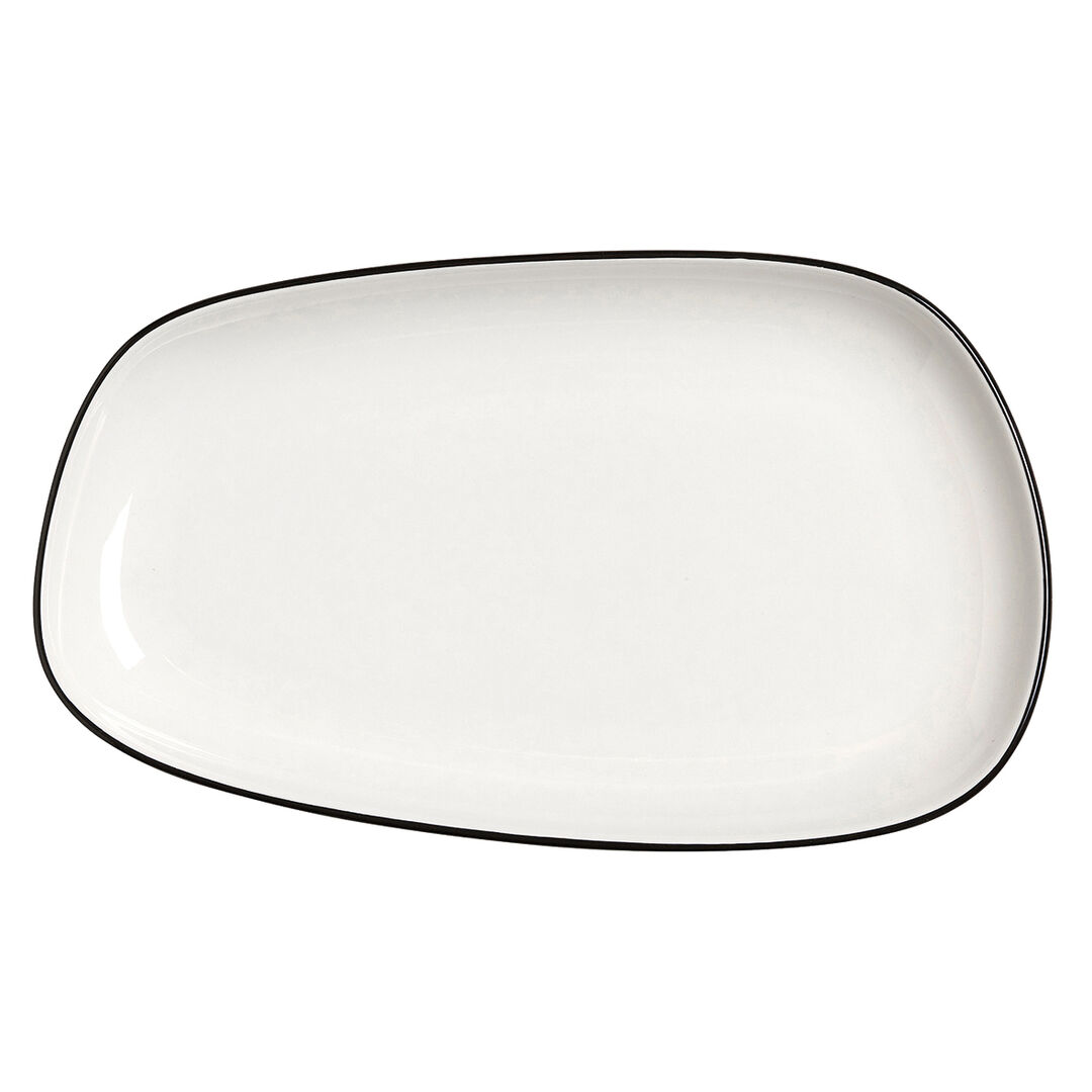 Asteria Nordic Tray 34cm Ceramic serving Tray Set Hotel Tableware Pack of 6
