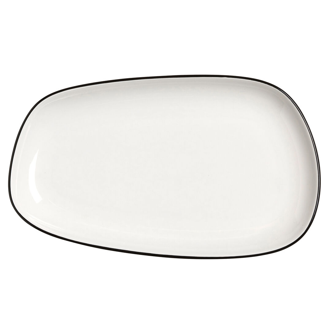 Asteria Nordic Tray 29cm Ceramic serving Tray Set Hotel Tableware Pack of 6