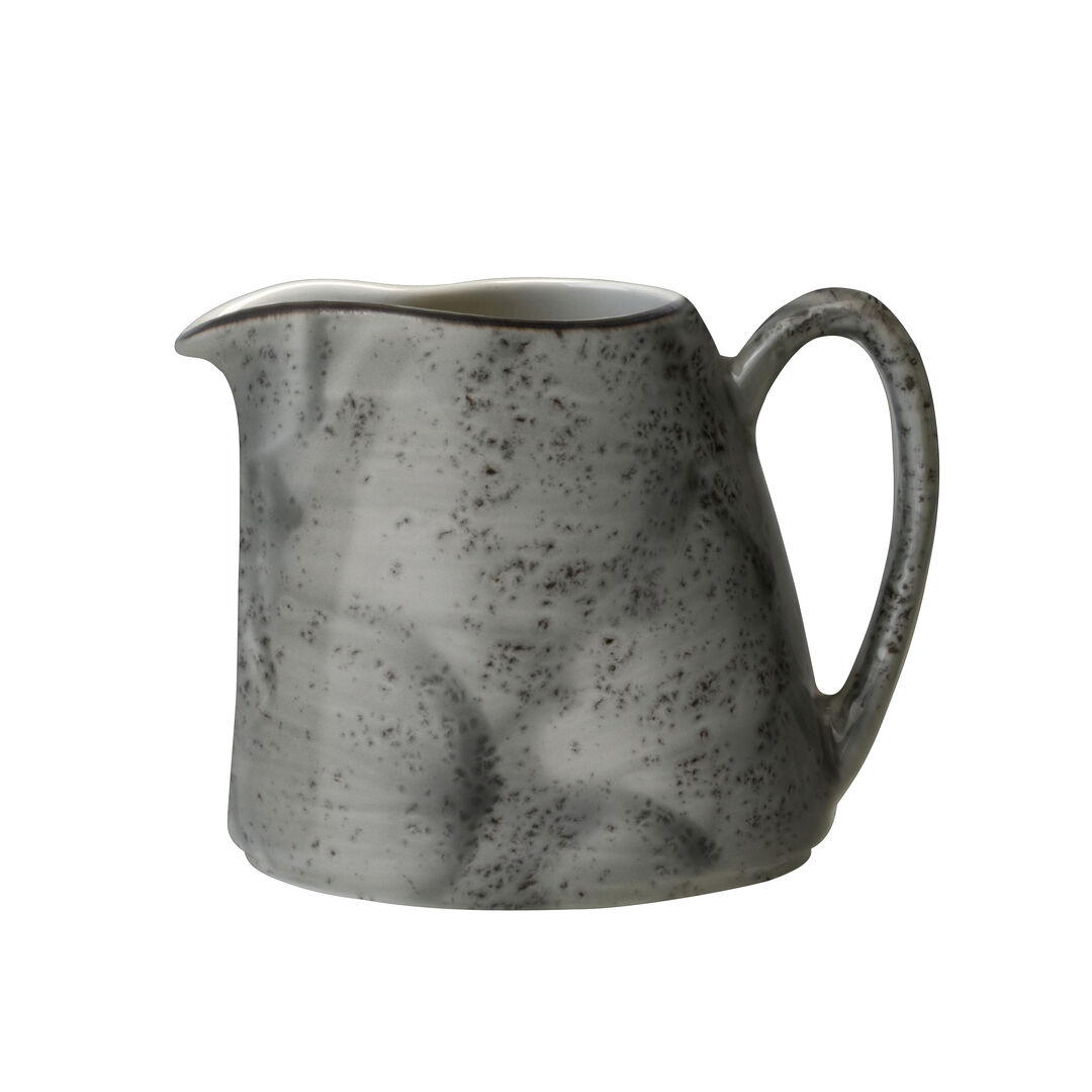 Smoke Liv Jug 14.25cl (5oz) Grey Ceramic Tableware Home & Hotel Pack of 12