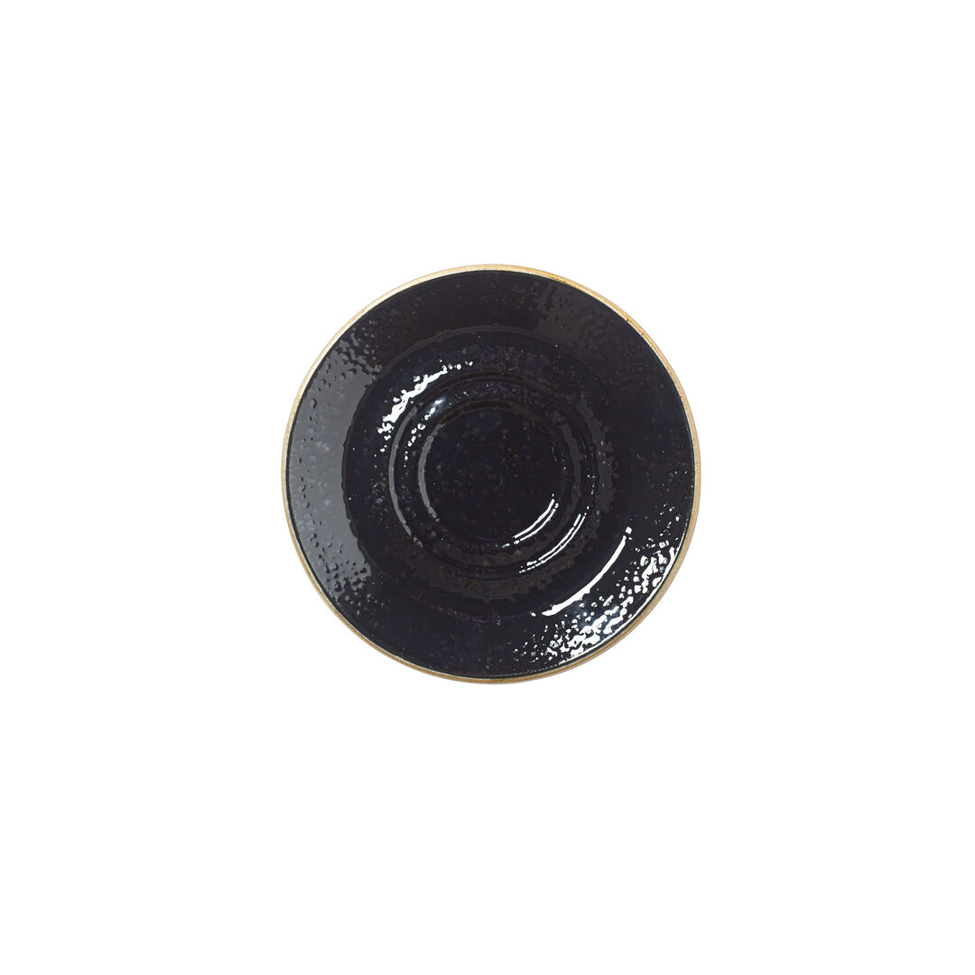 Craft Liquorice D/W Saucer 14.5cm Ceramic Saucer Plate Tableware Pack of 36