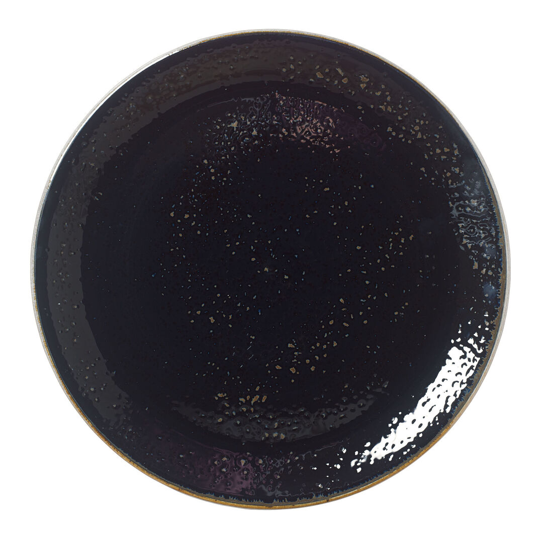 Craft Liquorice Coupe Plate 30cm (11 3/4"") Ceramic Plate Tableware Pack of 12